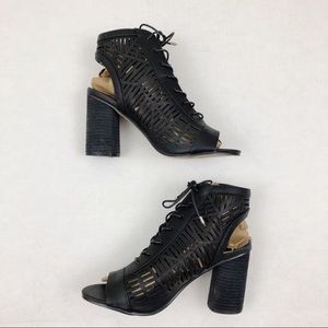 Sam Edelman Caged Lace Up Heels